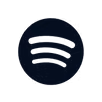 Black Spotify Icon